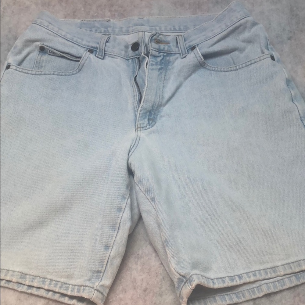 Men’s Light Blue Jean Shorts